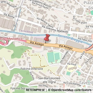 Mappa Via Asiago, 61, 22100 Como, Como (Lombardia)