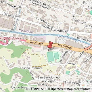 Mappa Via Asiago, 27, 22100 Como, Como (Lombardia)