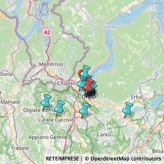Mappa Via Fausto Baragiola, 22012 Cernobbio CO, Italia (4.75143)