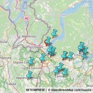 Mappa Via Privata Perlasca, 22012 Cernobbio CO, Italia (9.0645)