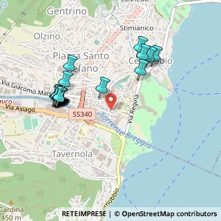 Mappa Via Fausto Baragiola, 22012 Cernobbio CO, Italia (0.506)