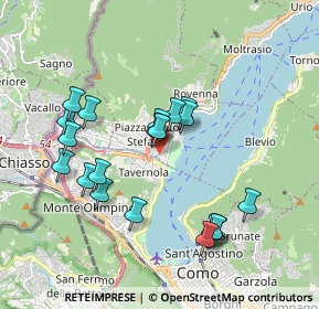 Mappa Via Fausto Baragiola, 22012 Cernobbio CO, Italia (1.7615)