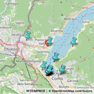Mappa Via Fausto Baragiola, 22012 Cernobbio CO, Italia (2.325)