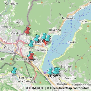 Mappa Via Fausto Baragiola, 22012 Cernobbio CO, Italia (1.96083)
