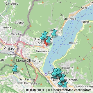Mappa Via Fausto Baragiola, 22012 Cernobbio CO, Italia (2.712)