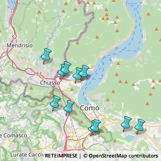 Mappa Via Privata Perlasca, 22012 Cernobbio CO, Italia (4.09455)