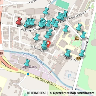 Mappa Via Fausto Baragiola, 22012 Cernobbio CO, Italia (0.13276)