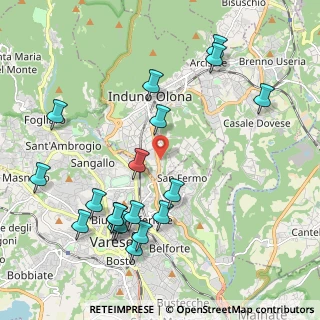 Mappa Via San Giovanni Bosco, 21056 Induno Olona VA, Italia (2.31842)