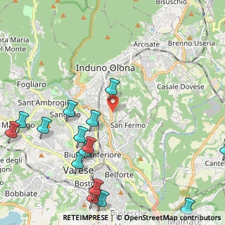 Mappa Via San Giovanni Bosco, 21056 Induno Olona VA, Italia (2.904)