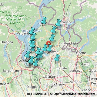 Mappa Via Toce, 21100 Varese VA, Italia (12.7135)