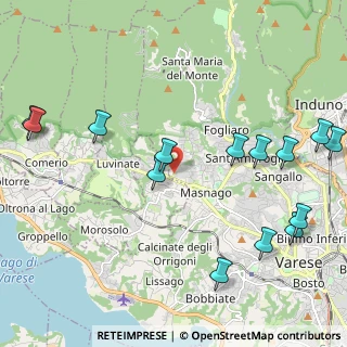 Mappa Via Toce, 21100 Varese VA, Italia (2.61786)