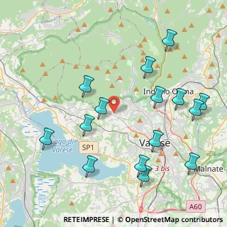 Mappa Via Toce, 21100 Varese VA, Italia (4.682)
