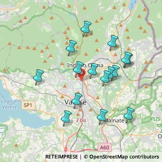 Mappa Via Lorenzo Ghiberti, 21100 Varese VA, Italia (3.732)