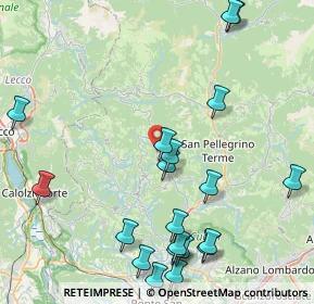 Mappa Via Unizzi, 24012 Val Brembilla BG, Italia (10.2705)