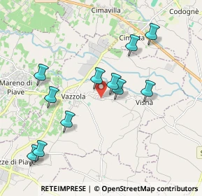 Mappa Via Venzone, 31028 Vazzola TV, Italia (1.92545)