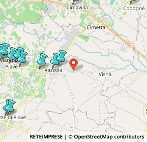 Mappa Via Venzone, 31028 Vazzola TV, Italia (3.0975)