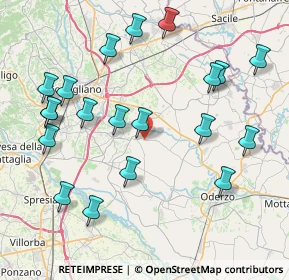 Mappa Via Venzone, 31028 Vazzola TV, Italia (9.0015)