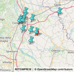 Mappa Via Venzone, 31028 Vazzola TV, Italia (7.08273)