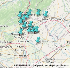 Mappa Via Venzone, 31028 Vazzola TV, Italia (11.03176)