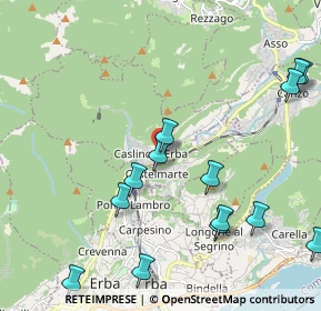 Mappa Via Battisti, 22030 Caslino D'erba CO, Italia (2.50286)