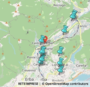 Mappa Via Battisti, 22030 Caslino D'erba CO, Italia (1.93091)