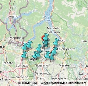 Mappa Via Battisti, 22030 Caslino D'erba CO, Italia (10)