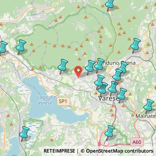 Mappa Via Giacomo Matteotti, 21020 Casciago VA, Italia (5.49471)