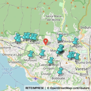Mappa Via Giacomo Matteotti, 21020 Casciago VA, Italia (2.0215)