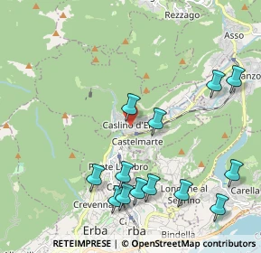 Mappa Via Armando Diaz, 22030 Caslino D'erba CO, Italia (2.34308)