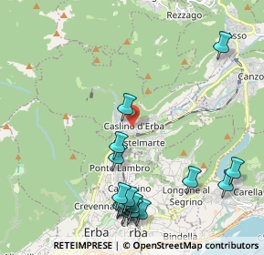 Mappa Via Armando Diaz, 22030 Caslino D'erba CO, Italia (2.48375)