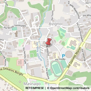 Mappa Via Vellone,  34, 21100 Varese, Varese (Lombardia)