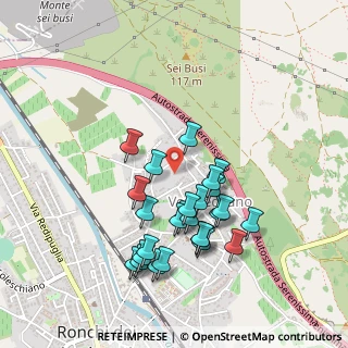 Mappa Via Degli Artiglieri, 34077 Ronchi dei Legionari GO, Italia (0.44615)