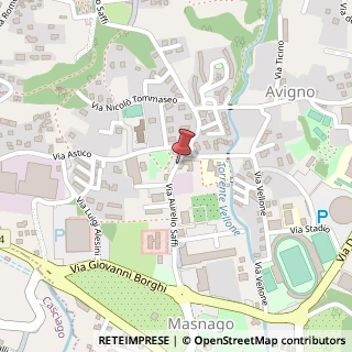 Mappa Via Aurelio Saffi, 138, 21100 Varese, Varese (Lombardia)