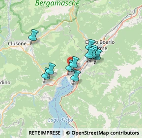 Mappa Via Sabotino, 24062 Costa Volpino BG, Italia (4.61182)