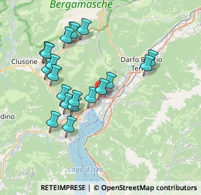 Mappa Via Sabotino, 24062 Costa Volpino BG, Italia (7.168)