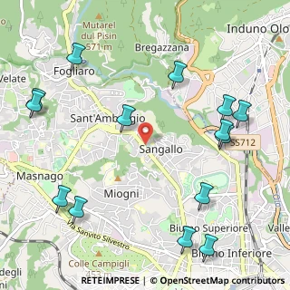 Mappa Viale Padre GianBattista Aguggiari, 21100 Varese VA, Italia (1.36429)