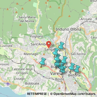 Mappa Viale Padre GianBattista Aguggiari, 21100 Varese VA, Italia (2.00273)