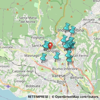 Mappa Viale Padre GianBattista Aguggiari, 21100 Varese VA, Italia (1.42)