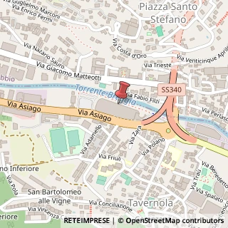 Mappa Via Asiago, 82, 22100 Como, Como (Lombardia)