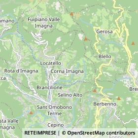 Mappa Corna Imagna