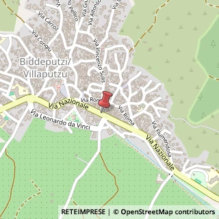 Mappa Via nazionale, 09040 Villaputzu, Cagliari (Sardegna)