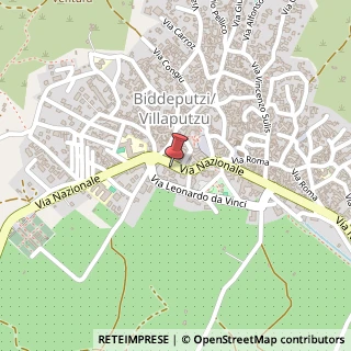 Mappa Via Nazionale, 40, 09040 Villaputzu, Cagliari (Sardegna)