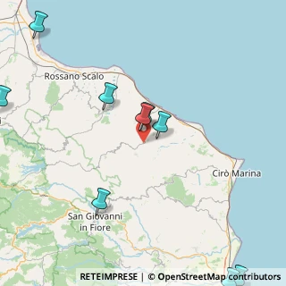 Mappa Via Sila, 87060 Mandatoriccio CS, Italia (28.77818)