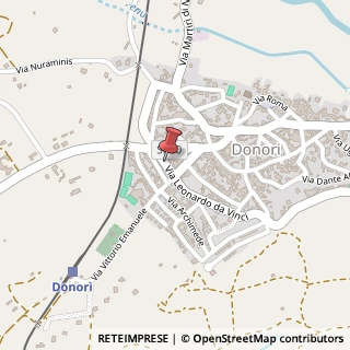Mappa Via Tosco Romagnola Ovest, 63, 09040 Donori, Medio Campidano (Sardegna)
