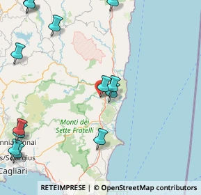 Mappa Via Milano, 09040 San Vito CA, Italia (25.06385)