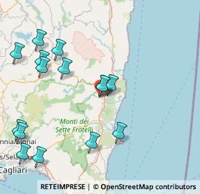 Mappa Via Milano, 09040 San Vito CA, Italia (20.70533)