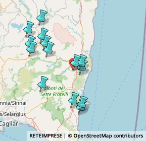 Mappa Via Milano, 09040 San Vito CA, Italia (16.51143)