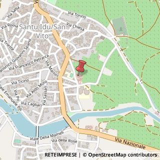 Mappa Via delle Capinere, 27, 09040 San Vito, Cagliari (Sardegna)