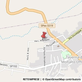 Mappa Via pirandello luigi 2, 87046 Montalto Uffugo, Cosenza (Calabria)