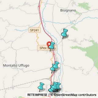 Mappa Via Cimabue, 87046 Montalto Uffugo CS, Italia (6.96375)